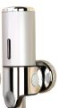 Head Soap Wall Dispenser - 500ml - White & Silver. 