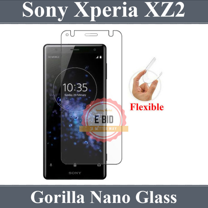 Sony Xperia XZ2 Unbreakable Gorilla Flexible Nano Glass Premium High Quality Screen Protector For Sony Xperia XZ2