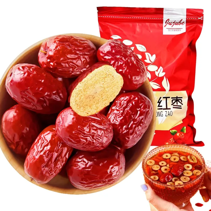 Jujube%20Date%20300g%20Dried%20Red%20Dates%20Fruit%20Jujubes%20Health%20Snack%20Dried%20Fruit%20Big%20&%20Sweet%20Delicious%20for%20Snacking,%20Brewing%20Tea,%20Soup,%20Baking,%20Oatmeal%20No%20Addition%20No%20Sulfur%20-%20Image%205