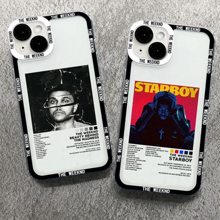 The Weeknd Minimalist Poster Phone Case for iPhone 15 14 13 12 11 Pro Max Mini Fundas For Apple Phone XR X Xs Max 7 8 Plus Cover