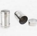 Salt & Pepper Shaker Stainless Steel jar (set of 2). 