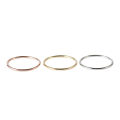 Wholesale 925 Sterling SIlver Pure Simple Slim Ring Small Finger Ring For Girls And Women. 
