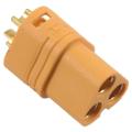 QUANBU 5 Pairs MT60 3.5mm 3-wire 3-pole Connector Plug Set for RC ESC to Motor 5 Male Connectors & 5 Female Connectors. 