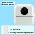 Thermal Photo Printer Mini Wireless Bluetooth Mini Pocket Label Notes Printer 57mm For Home and Office Android IOS. 