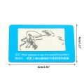 Durable Polarised Sunglasses Lens Shades Glasses Tester Testing Card Check Funny. 