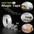 Nano Double Sided Tape Heavy Duty Washable Traceless Double Sided Nano Tape Clear Adhesive Nano Tape for Wall (16.5ft/5m). 