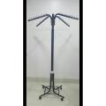 48 PCs Black Revolving Cloth Hanging Stand with Wheels. 