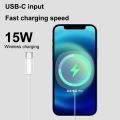 15W Magnetic Wireless Charging For IPhone 13 12 Pro Max Mini Portable Macsafe-charger Induction Qi PD Fast Phone Chargers Pad. 