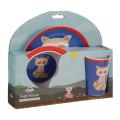 Mimo Kids Ralph Raccoon Dinner Set. 