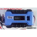 All Digital Universal Car Battery Charger 10A 12V Automatic 3 Phase Control Switched Mode Auto Off Function UPS Battery Charger 12 Volt 10 Amp Full Automatic Digital Intelligent Portable Car Battery Charger Smart Fast Power Charging For Wet Dry Lead Acid. 