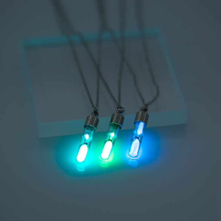 2022 fashion hourglass Luminous Pendant Necklace Glowing in the Dark Hollow Luminous Pendant Necklace Jewelry Halloween Gifts