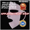 Face Slimming Mask Reusable Moisturizing Silicone Face Cover Beauty Shaper Shape Chin Forehead Lips. 