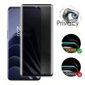 For infinix Hot 50 Pro Plus 4G Pro+ Tempered Glass 2 in 1 Anti-peeping Privacy Protection Screen Protector Anti Spy Glass With Bakc Film And Camera Lens Protector. 