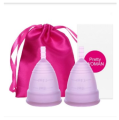 Imported Menstrual Cup Small Large Medium Silicon Menstrual Cups Large FDA Approved Reusable Long-Lasting Reusable, Soft Silicone Period Cups. 