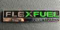 Metal Flex Fuel E85 Ethanol Car Rear Liftgate Emblem Badge Sticker Decal For Chevy Cadillac GM. 