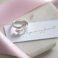 Loving Couple Hug Rings - Adjustable Retro Hug Style Rings for Men and Women. 