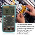 ZOTEK ZT102 Mini 6000 Counts Digital Multimeter AC/DC Voltage Current Tester. 
