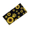 【Hengli jewelry story】2021 New Sunflower Pattern Headband Elastic Broadband For Girls Country Style Yoga Headband Hair Accessories. 