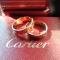 Gold Love Ring in 18k Yellow Gold Stainless Steel Life Time Color Warranty For Boys/Girls. 