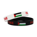 2Pcs Palestine Flag Silicone Bracelet Sports Game Wristbands National Wrist Strap For Men Women Fashion Personality Accessories. 