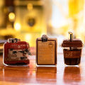 RHS Online 2PCS Vintage INS Acrylic Binder Clip Coffee Old Time Series Book Paper Clip Ticket Bill Clips Hand Ledger Clip. 
