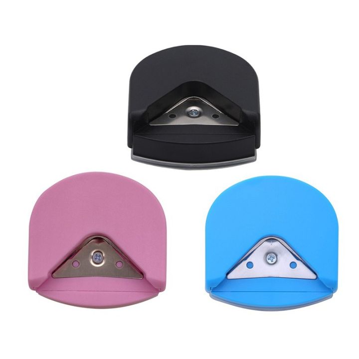 Yuthorite Black business card rounded corner cutter, cardboard photo corner cutter, sharp corner trimmer