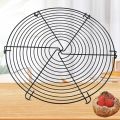 Round Cake Cooling Rack Stainless Steel Wire Cooling Grid Wire Tray Round Cookies Biscuits Bread Baking Tray. 