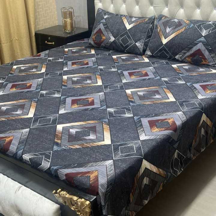 BeQuest Premium Quality Soft Cotton Bed Sheet in Famous Colors