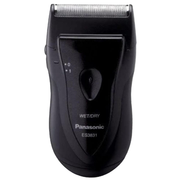 PANASONIC ES3831 Pro-curve Wet/Dry Battery Operated Travel Shaver for Men
