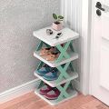 Stackable Shoe Rack with 2,3, 4, 5, Layers, Shoe Rack Organier, Shoe Rack Organier Plastic With Cover, Shoe Rack Plastic, Multi-Layer Storage Box for Shoes - Plastic Space-Saving Cabinet, Ideal Shoe Storage Solution for Entryway, Closet, Hallway. 
