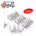 Stainless Steel Strong Cloth Clips, Multipurpose Utility Clips For Drying Clothes, Socks & Towels. 
