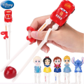 【ETOP】 Hot Lightning McQueen 3D Kids Learning Chopsticks Kid Training Chopstick Elsa Anna Serious. 