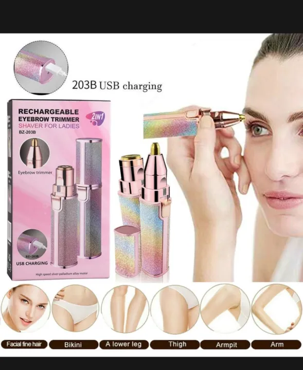 ASM%202-in-1%20Hair%20Removal%20Women%20Electric%20Shaver%20Ladies%20Razor%20Hair%20Remover%20Epilator%20USB%20Rechargeable%20for%20Face%20Body%20Legs%20Hair%20Trimmer%20Grooming%20Kit%20best%20%20quaity%20-%20Image%202