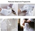 White Cotton Summer Hand Gloves – Standard Size for Men and Women, Ideal for Working Purposes, Daily Use, Driving, and Hand Protection. 