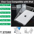 Silicone Case for iPad 5th Generation / iPad 6th Generation | Clear Soft Back Transparent Cover for iPad Air / iPad Air 2 – Slim Shockproof TPU Protection. 