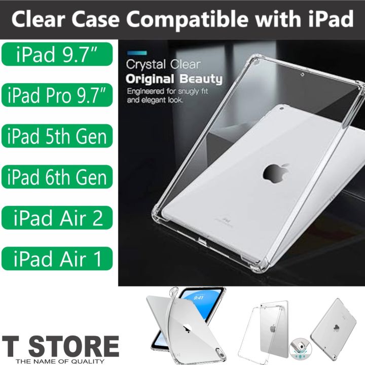 Silicone%20Case%20for%20iPad%205th%20Generation%20/%20iPad%206th%20Generation%20%7C%20Clear%20Soft%20Back%20Transparent%20Cover%20for%20iPad%20Air%20/%20iPad%20Air%202%20%E2%80%93%20Slim%20Shockproof%20TPU%20Protection%20-%20Image%203
