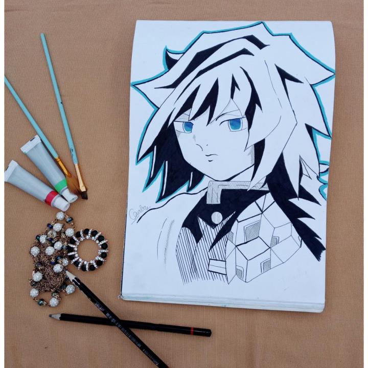Animation drawing/ anime drawing /very attractive anime/Art drawing