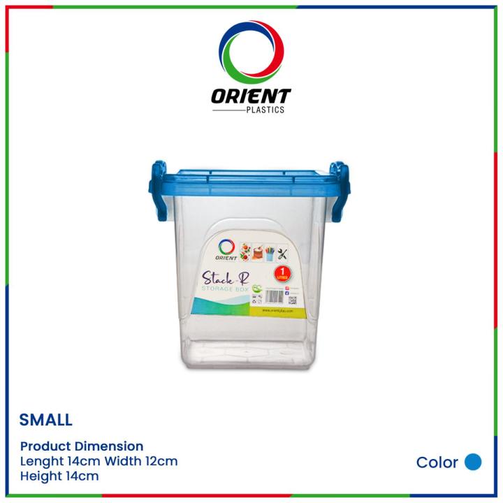 Orient Plastic Stack-R Storage Box | Small Size | Durable Space-Saving ...
