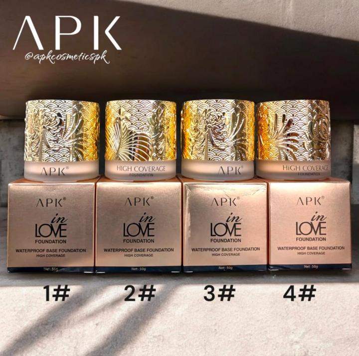 APK HD High Definition Foundation Vitamin E Jar 50g - PK-32
