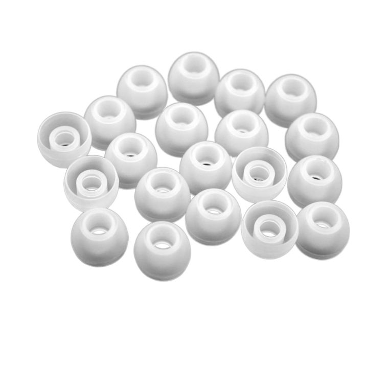 Replacement Earbud Tips [2 Pairs] Rubber Gel Ear Tips for in-Ear Headphones, Earbuds - High Quality