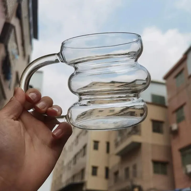 Heat-Resistant Glass Coffee Mug