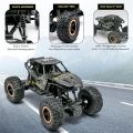 Rock Crawler 4x4 Off Road Monster Remote Control Car For Kids/ Remote Control Electric RC 1/16 Scale 2.4GHz 4WD High Speed Racing Car Off Road Truck With Rechargeable Battery outdoor toys offroading Monster Truck 4 x 4 Truck. 