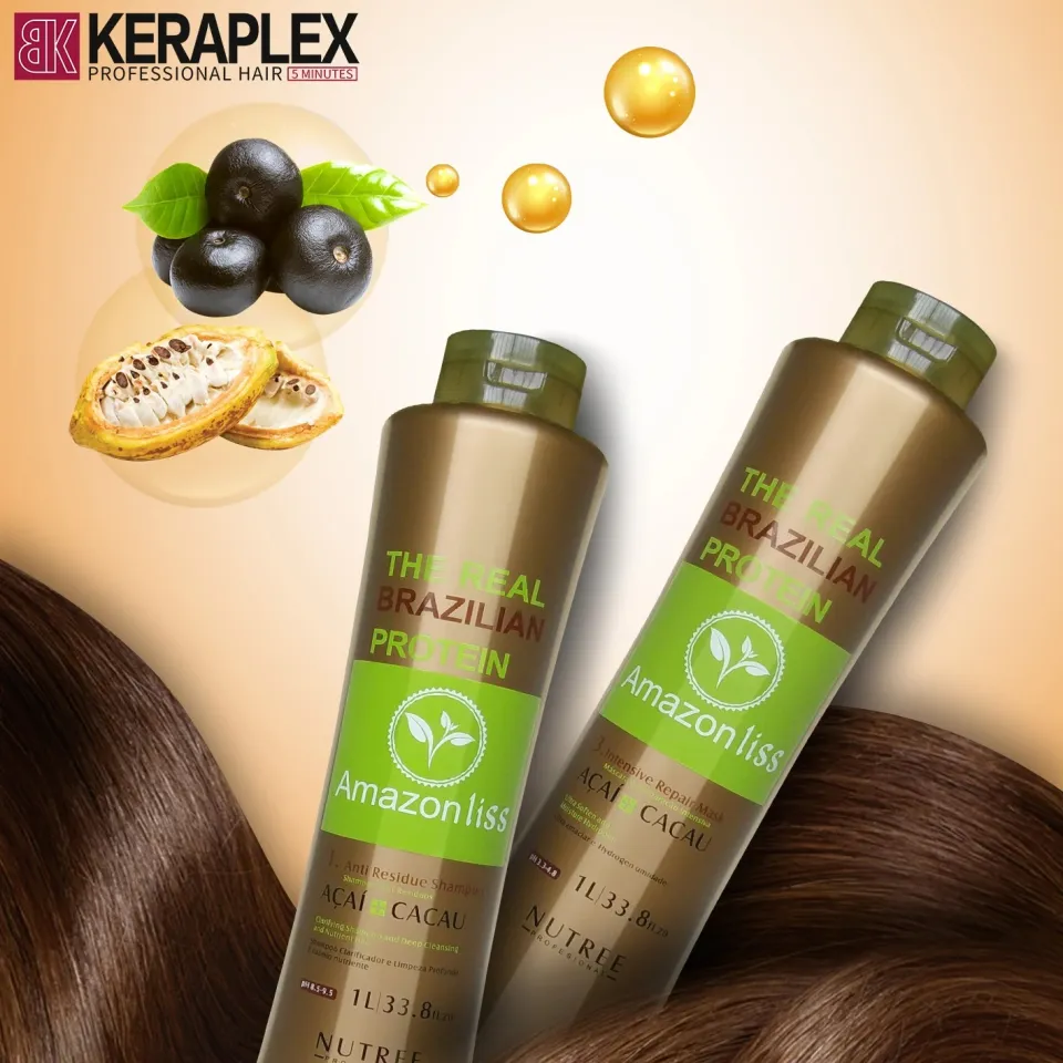 The Real Brazilian Protein Amazonliss Brazilian smoothing Keratin Treatment 1000ml Original Daraz.pk