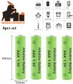 AAA 1.5V rechargeable battery cell electric toy LR03 alkaline battery 4pcs set. 