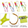 SF Outdoor Shining Rocket Flash LED Light Slingshot Elastic Helicopter Rotating Outdoor Flying Toy Arrow Party Gift Childrens Favor #444684. 