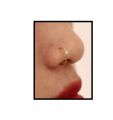 Simple Golden Nose Rings for Girls. 