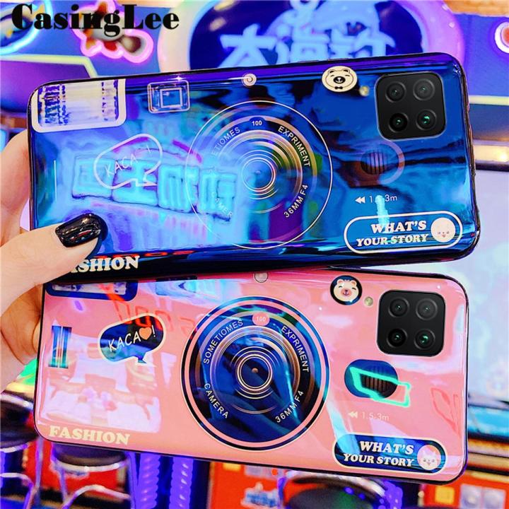 CasingLee For Samsung Galaxy A42 Case Shockproof Blu-ray Cute Camera Cartoon Design Silicone back Cover For Samsung A42 Phone Cases For girls and Boys