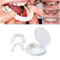 Snap-On Smile Teeth Veneers | Instant Whitening Tooth Cover for Men & Women | Reusable Cosmetic Denture for Confident Smile | Fake Teeth Veneers Kit (1Pair). 