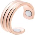 Magnetic Lymph Detox Ring Unisex,Opening Adjustable for Arthritis Pain Relief Slimming Lymphatic Drainage Therapeutic Magnetic. 