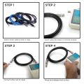 Universal Network Cable Tester - BNC, RJ45, RJ11, USB 4 in 1 Cable Multitester. 